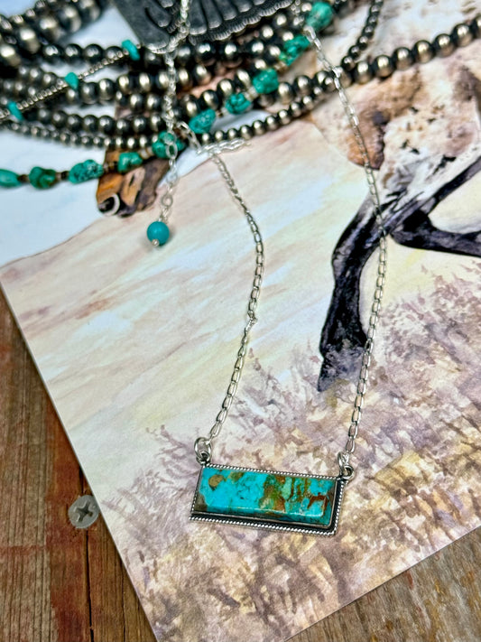 Turq Bar Necklace