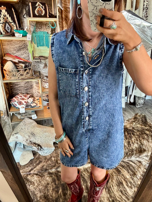 Denim & Daisies Romper