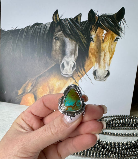 The Arrow-Head Turquoise Ring