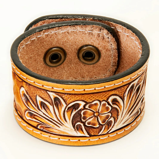 Slay All Day Leather Cuff Bracelet