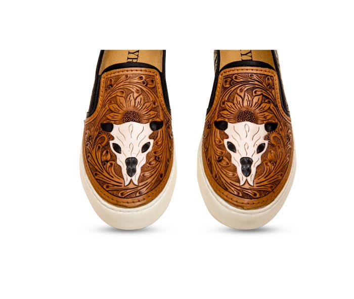 Reflexo Hand Tooled Sneakers