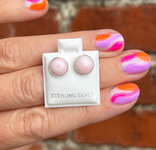 Pretty in Pink Conch Earrings