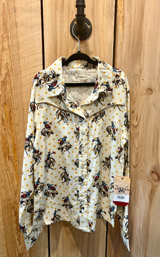 Buckaroo Betty Youth Button-Up Top