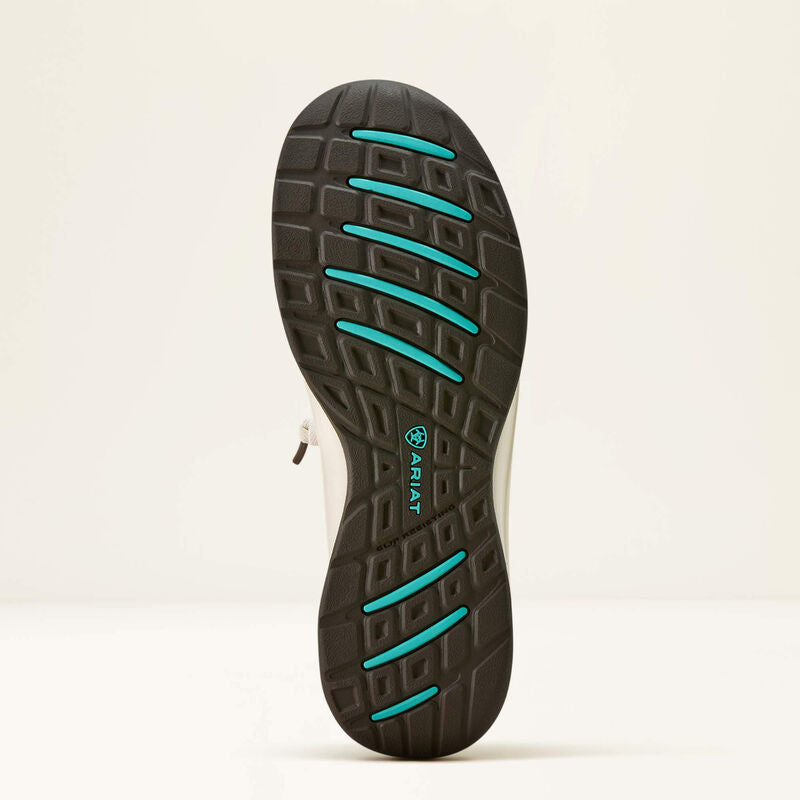 ARIAT Women’s Buckeye H2O Shoe Chocolate|Caiman Emboss Print