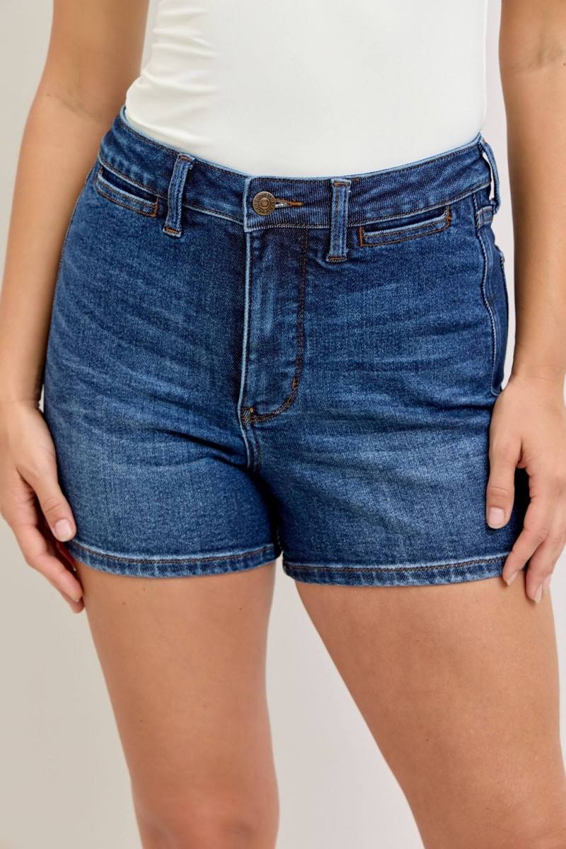 Judy Blue High Waist Slim Shorts