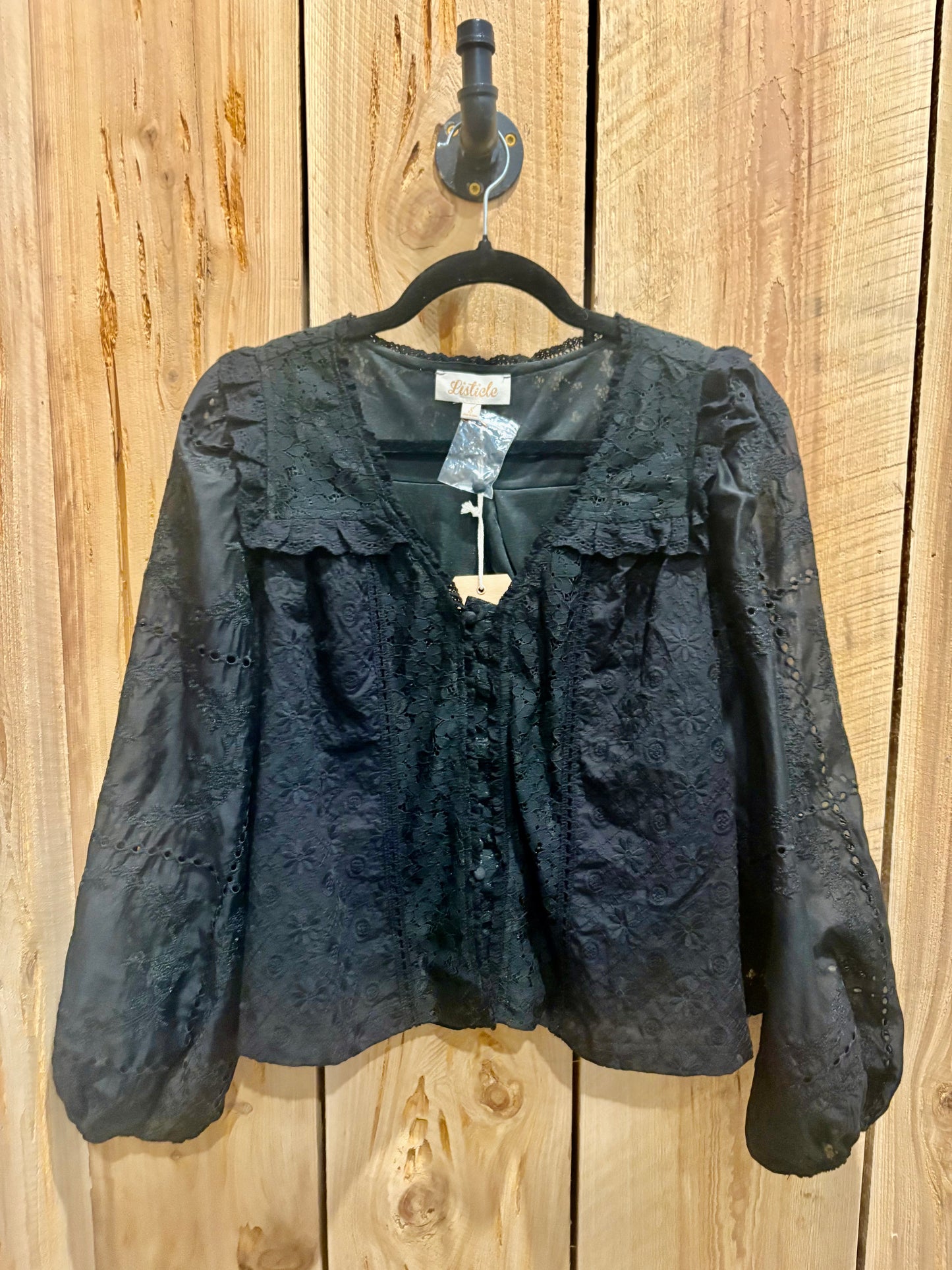 Romantic Lace Black Top