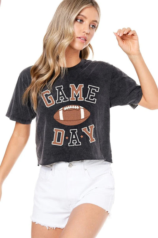 Game Day Puff Semi-Cropped Tee