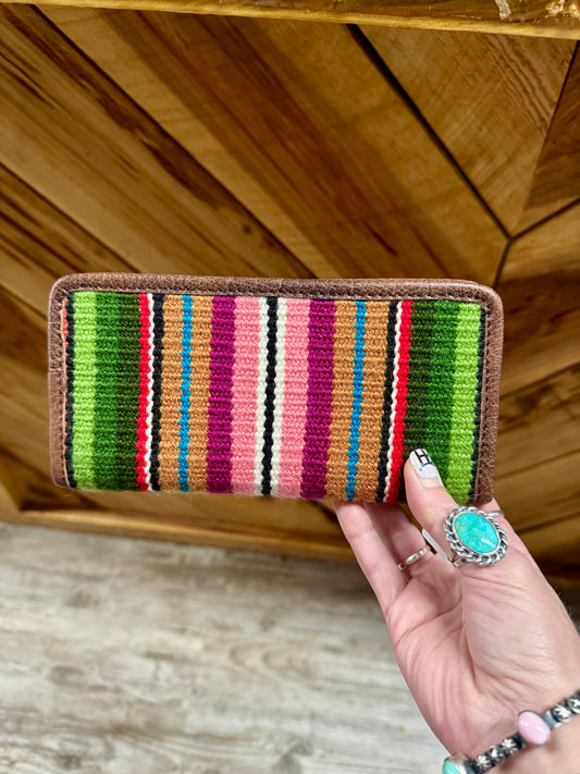The Serape Saddle Blanket Wallet