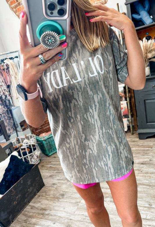 Ol' Lady Camo Tee