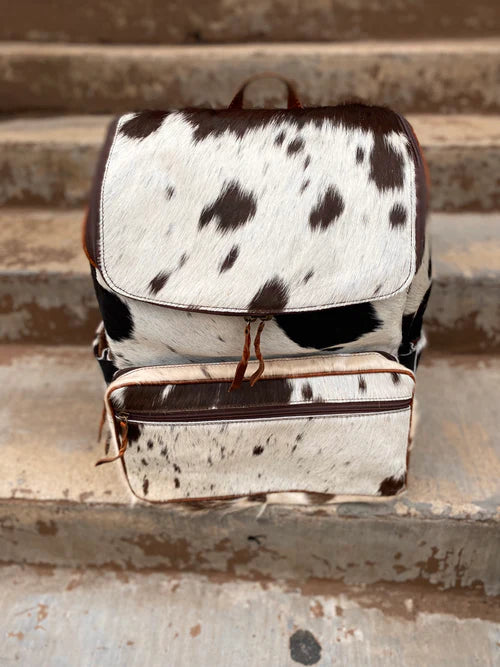 Cowhide Backpack