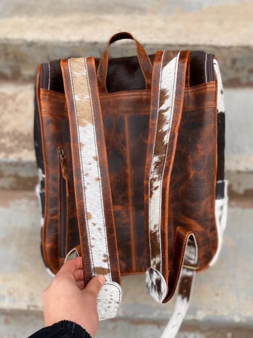 Cowhide Backpack