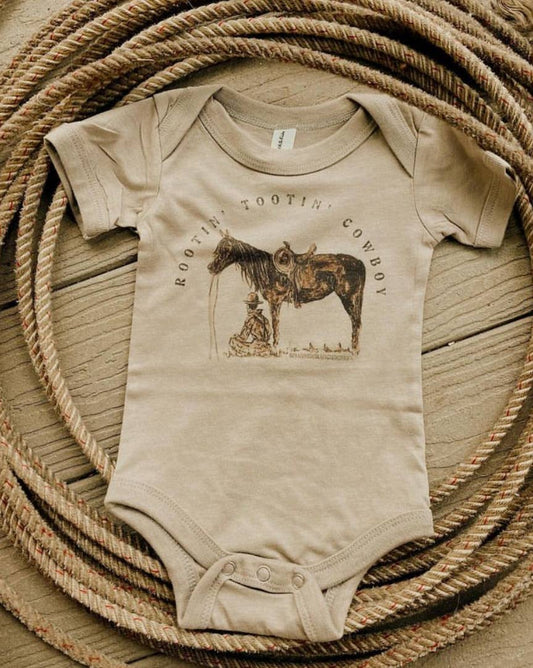 Rootin' Tootin' Cowboy Onesie
