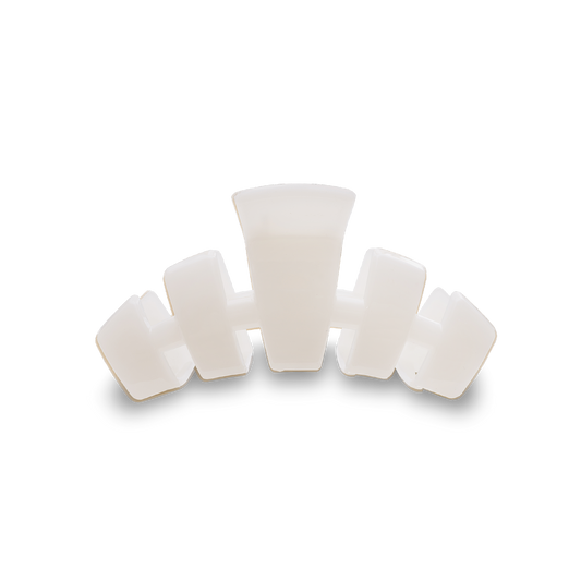 Classic Hair Clip | Small | Coconut White