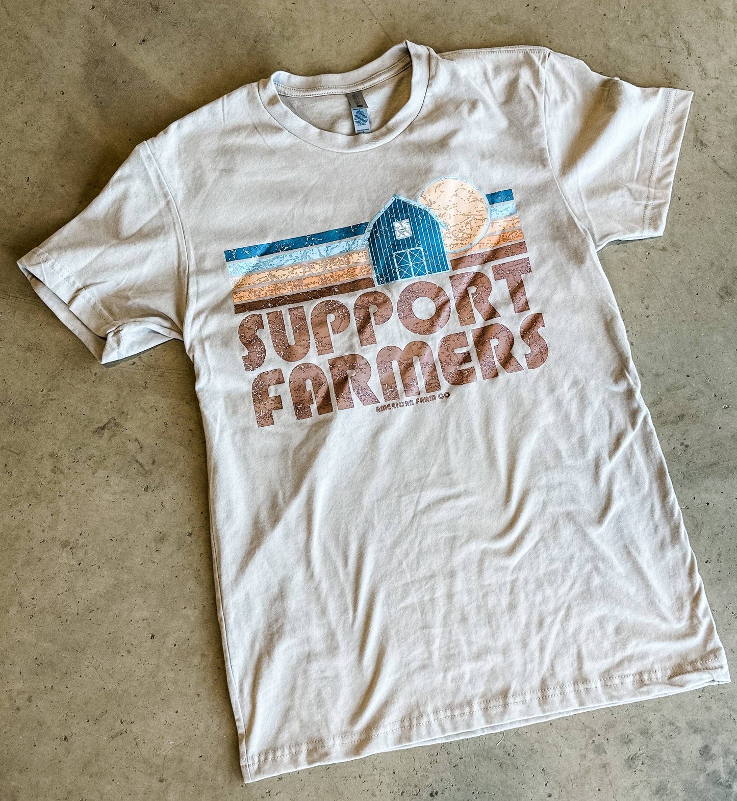 Western Retro 'Support Farmers’ Graphic Tee