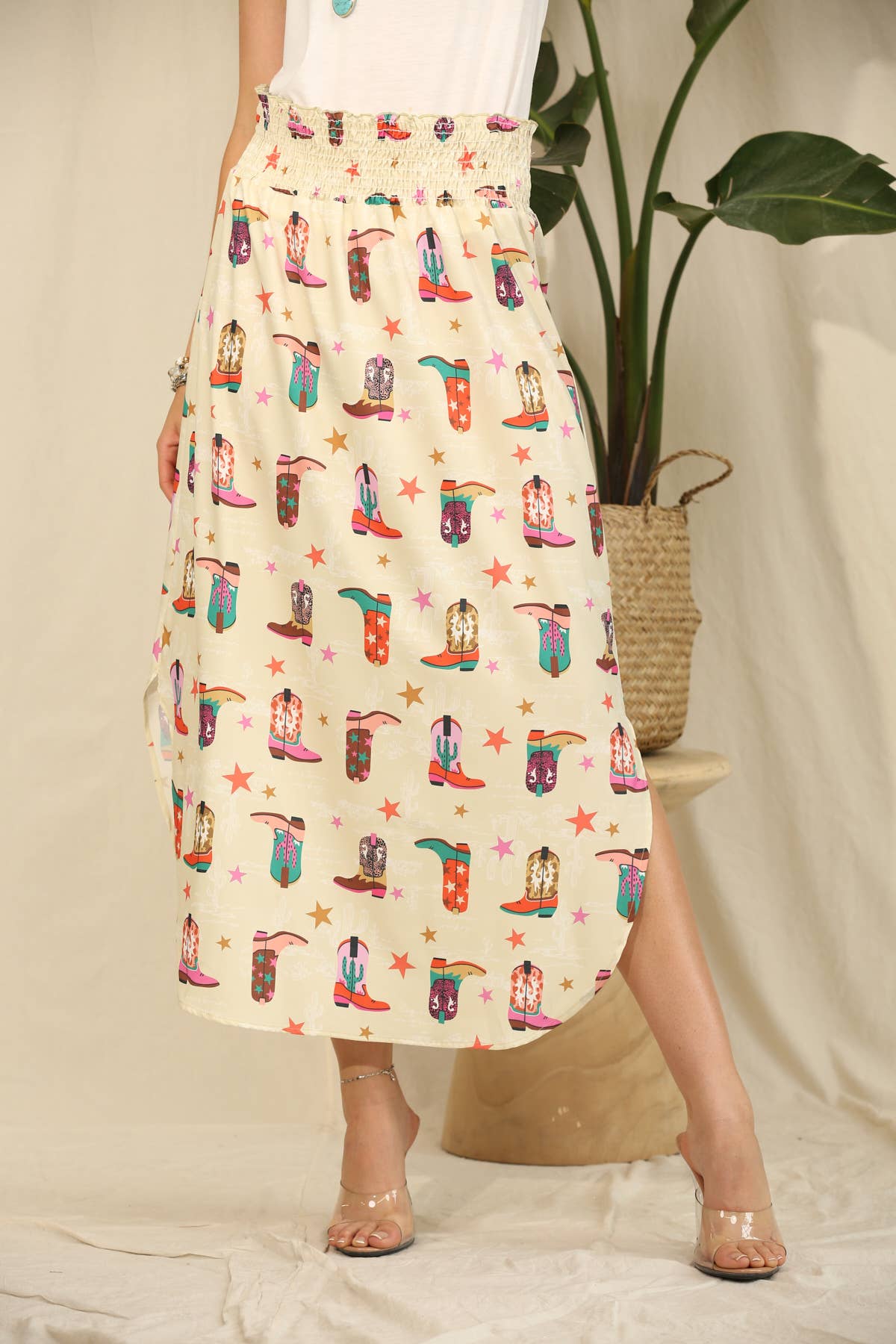 Boot Scootin' Maxi Skirt