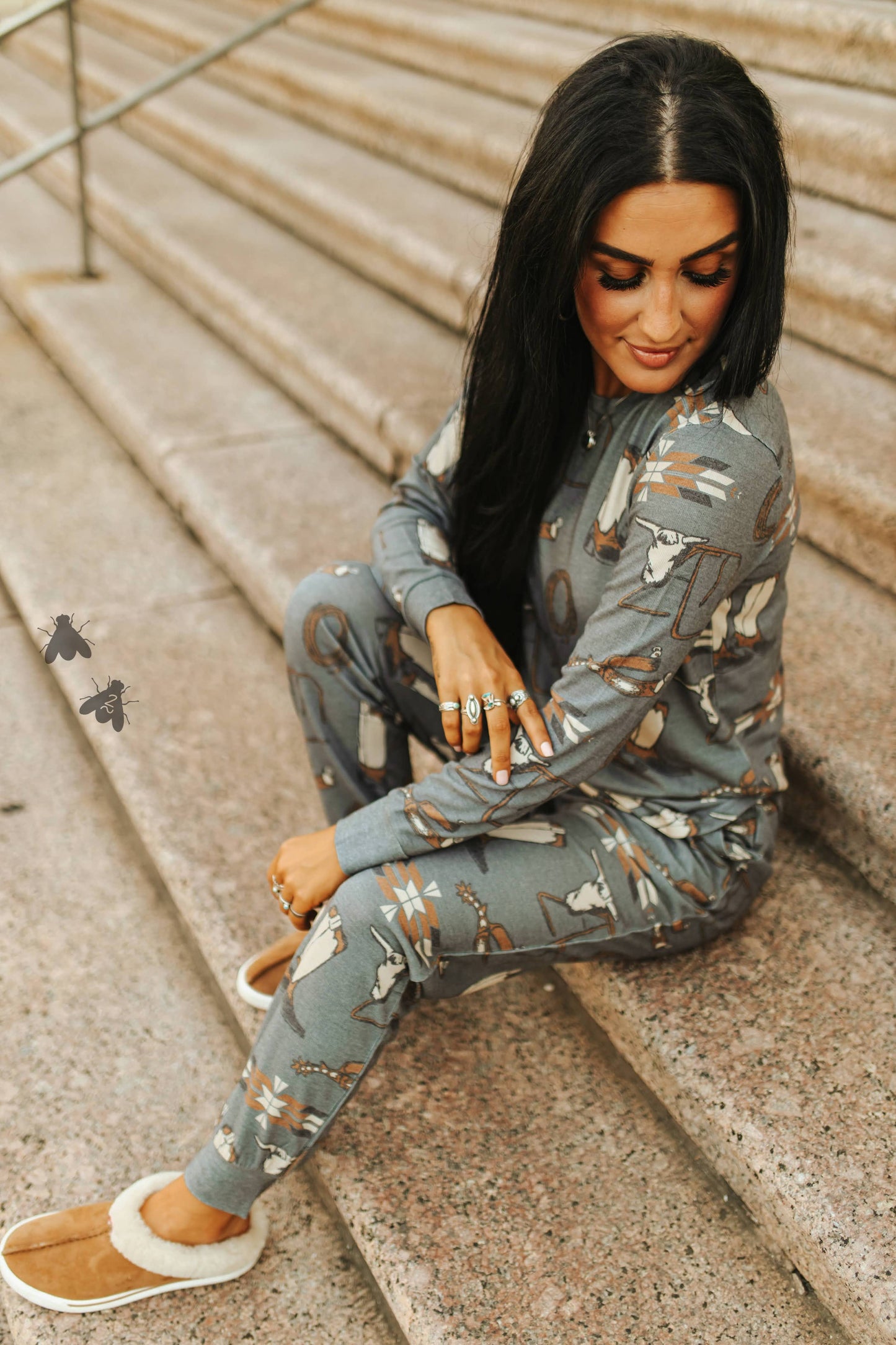 Loungy Lariat Top